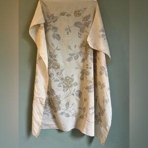 Vintage blush floral scarf